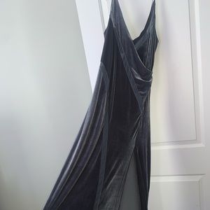 Velvet maxi Free people dress with Slit